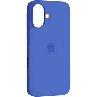 Чохол Silicone case Full iPhone 16 Plus Cowboy blue 2481-36 фото