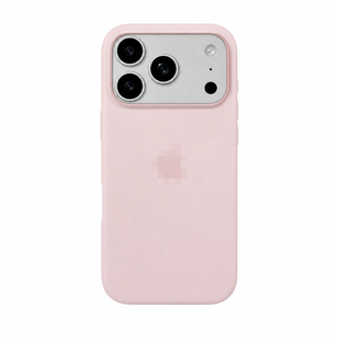 Чохол Silicone Case 1:1 з закритою кнопкою камери для iPhone 17 Pro Max Soft Pink 4116-8 фото