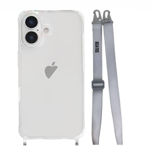 Чохол Armored з ремінцем Crossbody для iPhone 17 Pro Max Silver 4064-17 фото