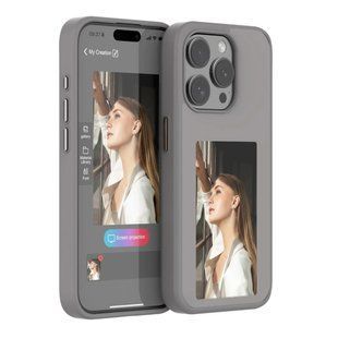 Чохол NFC Photo changing case для iPhone 17 Silver 4103-2 фото