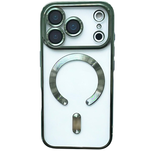 Чохол Shining with MagSafe на iPhone 17 Pro Max Dark Green 4068-5 фото