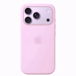Чохол Silicone Case 1:1 з закритою кнопкою камери для iPhone 17 Pro Max Soft Pink 4116-8 фото