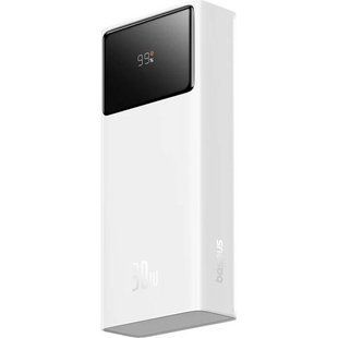 Павер бенк Baseus Star-Lord Digital Display Fast Charging 20000mAh 30W Cluster White 3024-1 фото
