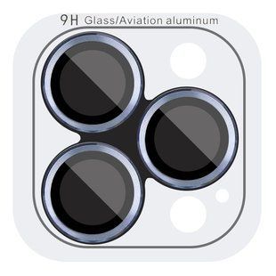 Скло (лінзи) для камери Metal Classic для iPhone 16 Pro/16 Pro Max Sierra Blue 2497-8 фото