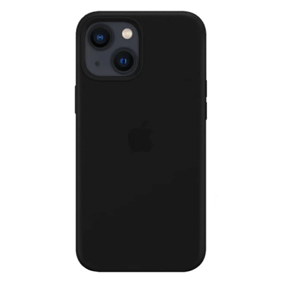 Silicone Case FULL iPhone 13 Mini Black 123-17 фото