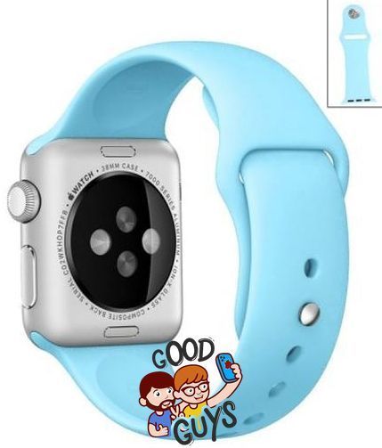Ремінець Apple Watch Silicone 38,40,41mm,42mm(10,11S) Sea blue 275-43 фото