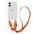 Чохол Armored з ремінцем Crossbody для iPhone 16 Plus Orange 2519-4 фото