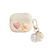 Чохол Jewelry для AirPods 4 з карабіном Kitty Hug & Heart 2691-14 фото