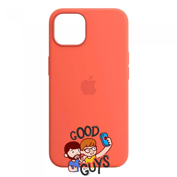 Silicone Case FULL iPhone 13 Apricot 124-1 фото