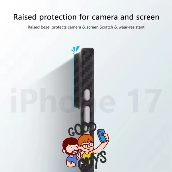 Чохол Carbon Case with MagSafe для iPhone 17 Black 4291-0 фото