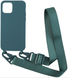 Чохол силіконовий з ремінцем Crossbody для iPhone X,Xs Forest Green 1193-4 фото 1