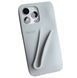 Чохол Lipstick case Rhode з місцем для блиску для iPhone 13 Gray 2415-0 фото 1