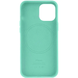Чохол Leather Case 1:1 with MagSafe iPhone 15 Pro Max Ice Sea Blue 2234-11 фото 2