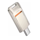 Флеш-накопичувач USB-C HOCO UD17 Smart USB3.0/Type-C 128Gb Silver 4329-2 фото 1