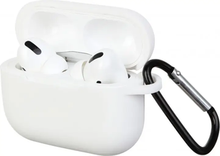 Чохол з мікрофіброю для AirPods Pro White 1431-4 фото