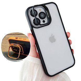 Crystal case Camera stand для iPhone 12/12 Pro Black 1752-0 фото