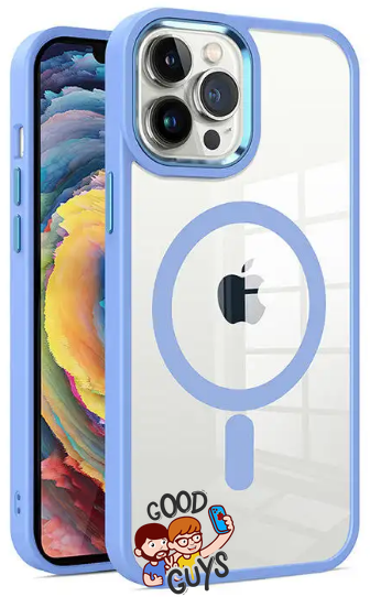 Чохол Crystal Guard with Mag Safe для iPhone 15 Sky Blue 1628-6 фото