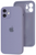Чохол Silicone case Full + camera iPhone 12 Lavender gray 1063-24 фото
