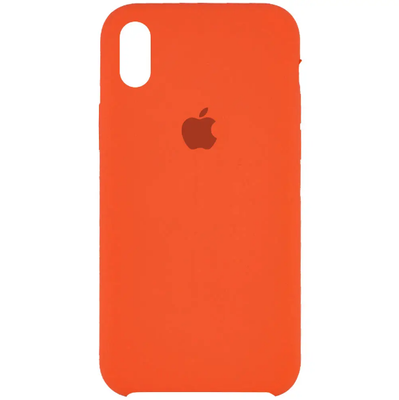 Silicone Case FULL iPhone X,Xs Orange 114-12 фото