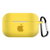 Чохол AirPods Pro з лого та карабіном Yellow 268-26 фото