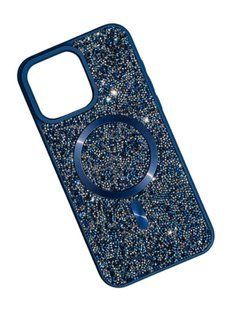 Чохол TPU Swarovski MagSafe для iPhone 15 Midnight 3147-5 фото