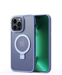Чохол Crystal Matt з підставкою MagSafe iPhone 14 Pro Sierra Blue 1178-4 фото