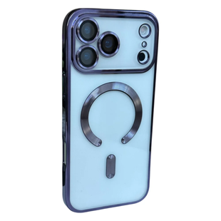 Чохол Shining with MagSafe на iPhone 17 Pro Max Deep Purple 4068-7 фото