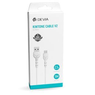 Кабель DEVIA [USB to micro-USB] Kintone Cable V2 1m 2477-0 фото