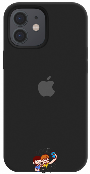 Silicone Case FULL iPhone 12 Mini Black 120-17 фото