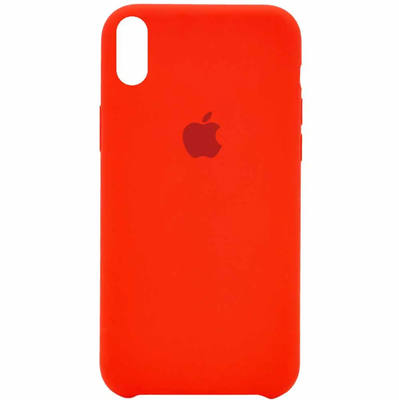 Silicone Case FULL iPhone X,Xs Red 114-13 фото