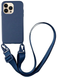 Чохол силіконовий з ремінцем Crossbody для iPhone 13 Pro Max Cobalt blue 1202-3 фото 1