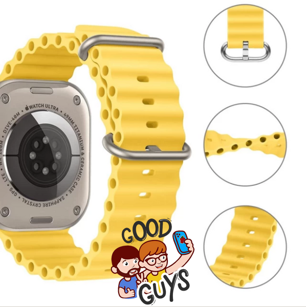Ремінець Ocean Band 38,40,41,42mm(10,11S) Yellow 287-8 фото