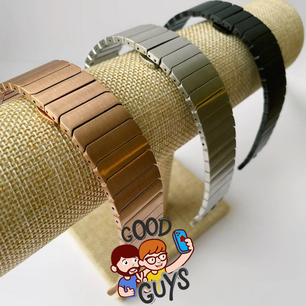 Ремінець Stainless Steel Link 42,44,45,46mm(10,11S),49mm(ultra 1-3S)Black 1426-1 фото