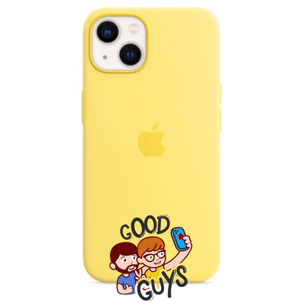 Silicone Case FULL iPhone 13 Yellow 124-3 фото