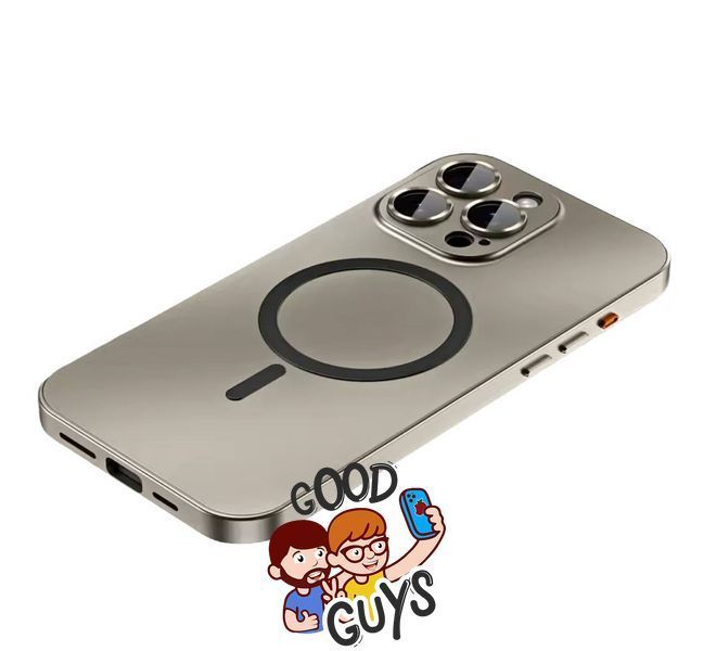 Metal Case 2in1 Magsafe iPhone 16 Titanium Gray 2851-4 фото