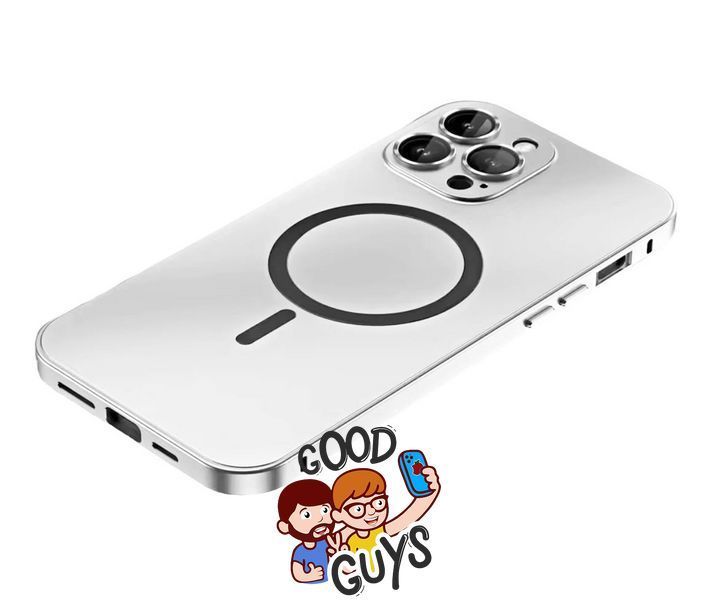 Metal Case 2in1 Magsafe iPhone 12 Pro Max Silver 2841-4 фото
