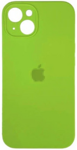Чохол Silicone case Full + camera iPhone 13 Lime Green 1066-1 фото