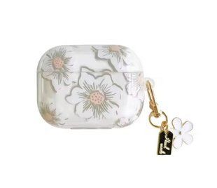 Чохол Jewelry для AirPods Pro з карабіном Big White Flower 2302-7 фото