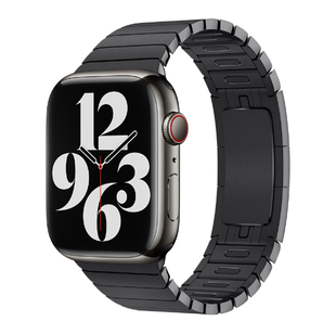 Ремінець Stainless Steel Link 42,44,45,46mm(10,11S),49mm(ultra 1-3S)Black 1426-1 фото