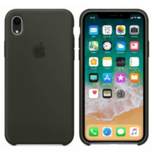 Silicone Case FULL iPhone X,Xs Dark olive 114-14 фото