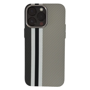 Чохол Carbon Pattern MagSafe для iPhone 17 Air Gray 4049-1 фото