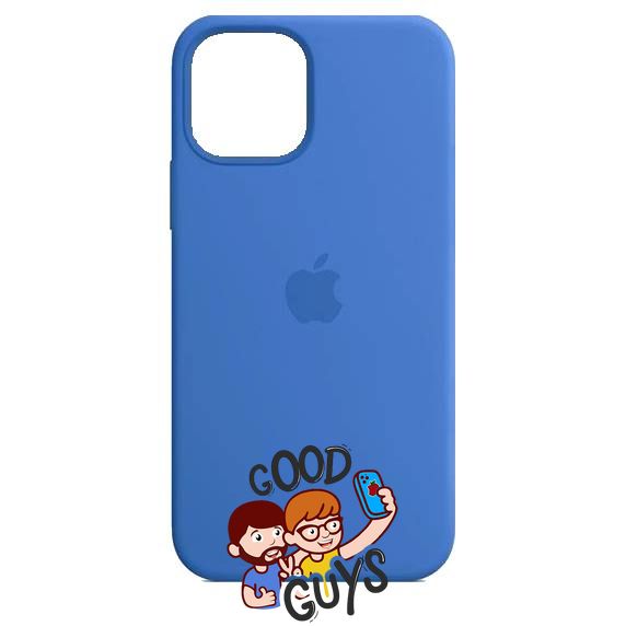 Silicone Case FULL iPhone 12,12 Pro Royal blue 121-2 фото