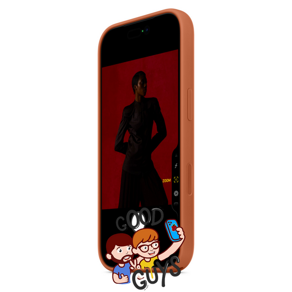 Чохол Silicone Case 1:1 з закритою кнопкою камери для iPhone 17 Pro Max Terra Cotta 4116-2 фото