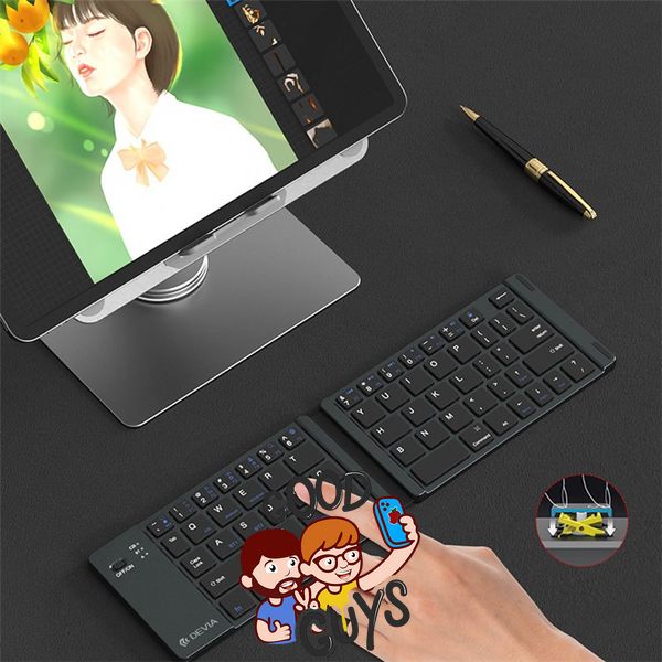 Клавіатура Devia Lingo Series Foldable Wireless Keyboard Bluetooth 2121-0 фото
