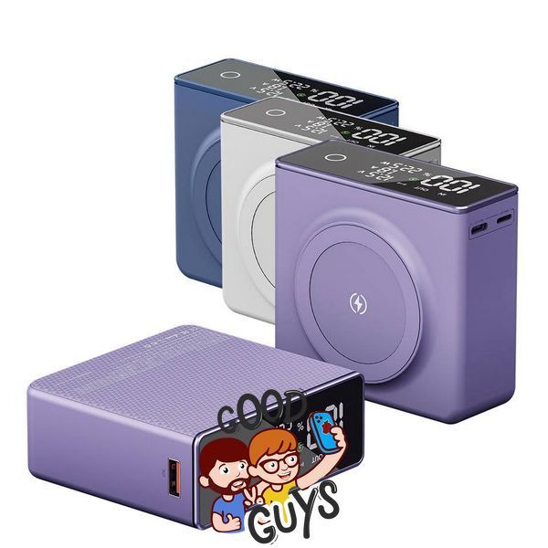 Павер бенк Q7 MagSafe 22,5W 20000 mAh White 3026-0 фото