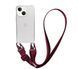 Чохол Armored з ремінцем Crossbody для iPhone 13 Rose Red 1480-9 фото 1
