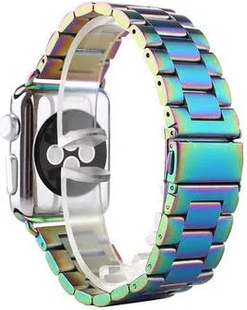 Ремінець Steel Band 3 Beats for Apple Watch 42,44,45, 46mm(10,11S),49mm(ultra 1-3S) Colorful 280-14 фото