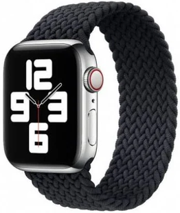 Ремінець нейлоновий Braided Solo Loop 38mm,40mm,41mm,42mm(10,11S)Black 1171-5 фото