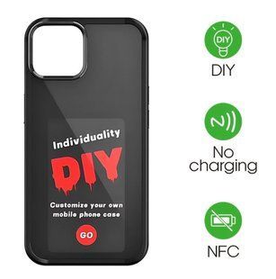 Чохол NFC Photo changing case для iPhone 14 \ iPhone 13 Black 2245-0 фото