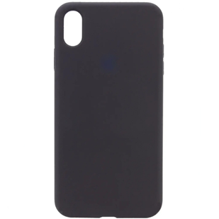 Чохол Full Silicone Case NO LOGO iPhone Xs Max Black 1225-1 фото